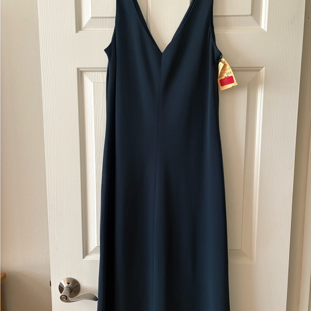 Beautiful Anne Klein NWT Yankee Blue Dress Sz 12